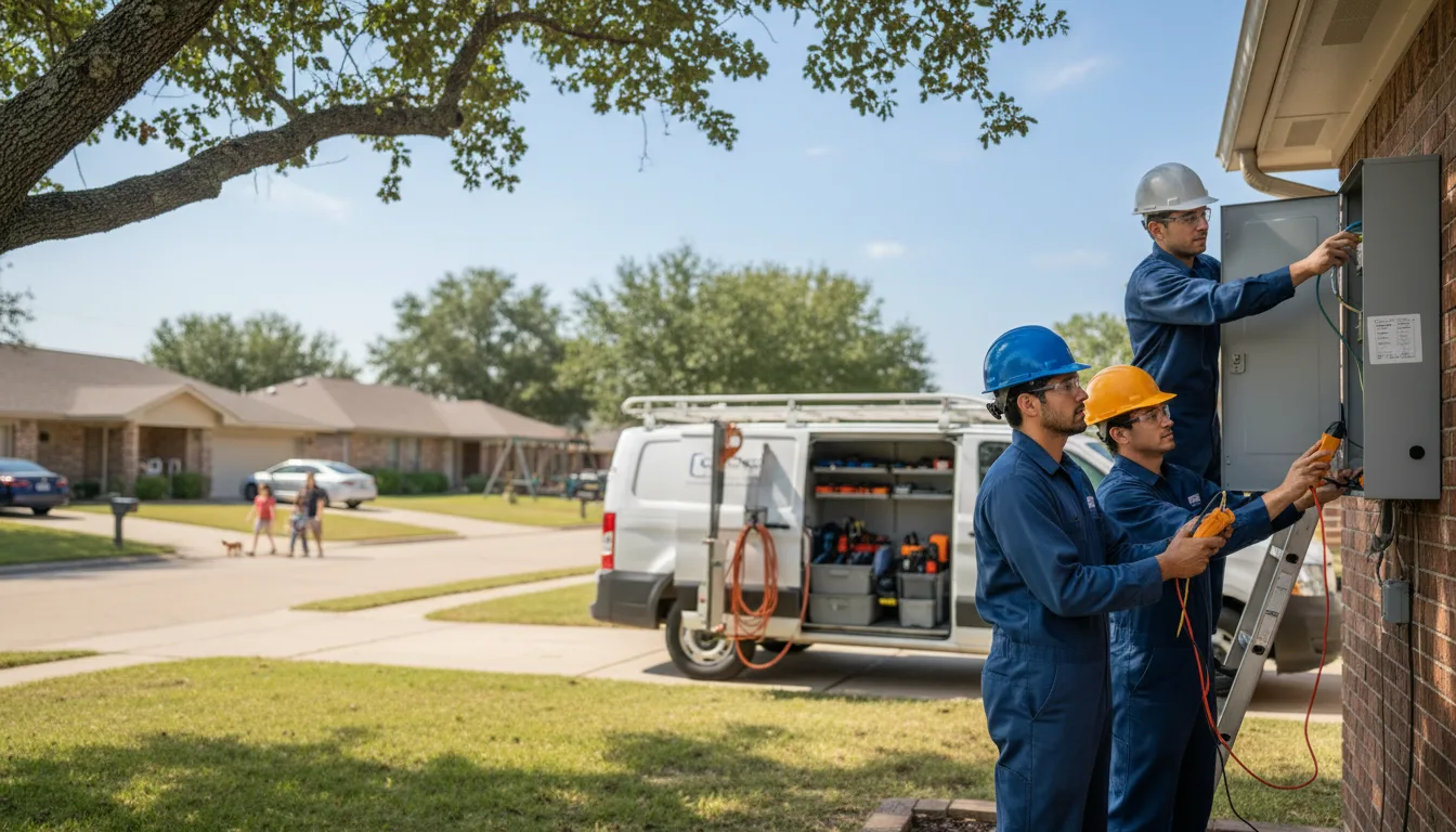 Certified electrician providing emergency electrical services in Handley, WV